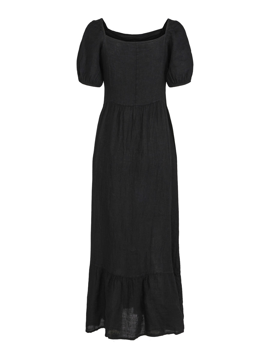 Long pocket dress Black