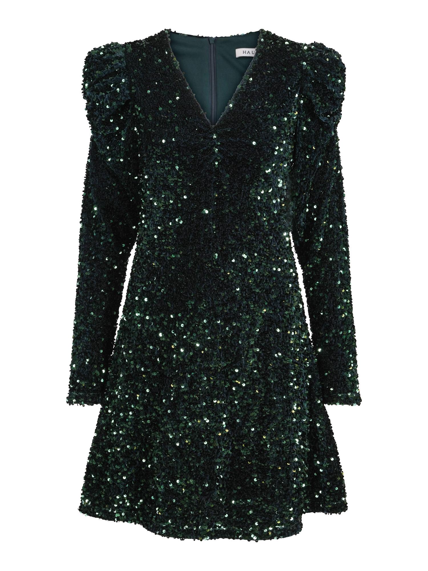 Sequins detailed dress Grønn