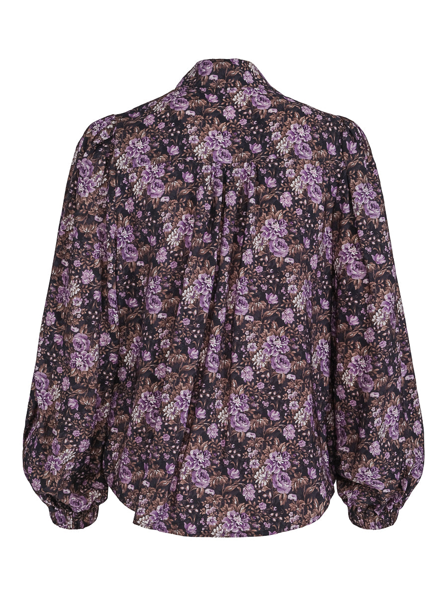 Feminin button blouse Rose