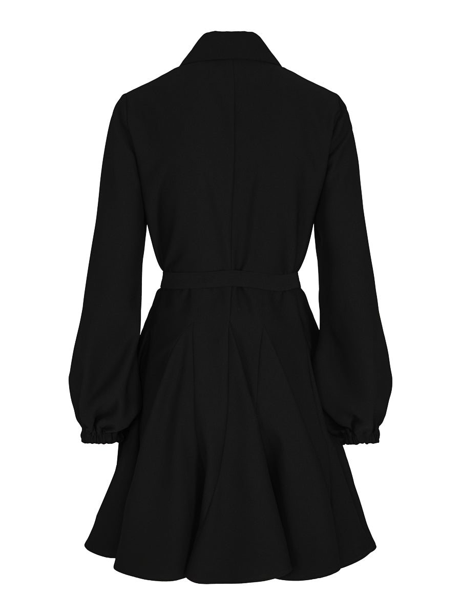 Button dress Black