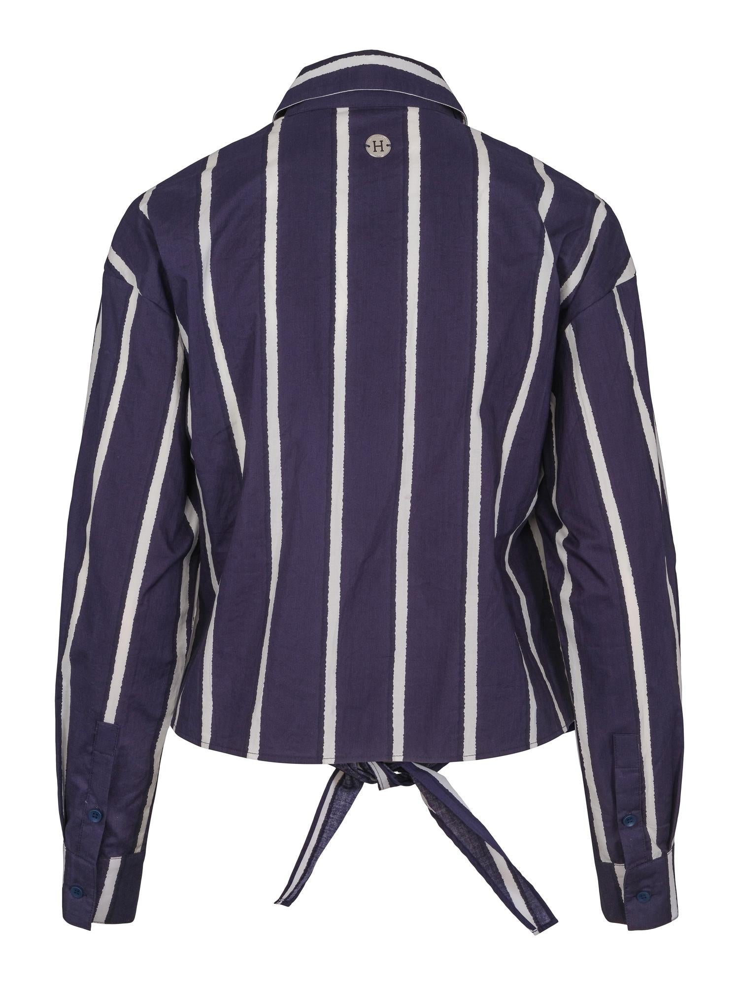 Sleeve/tie shirt Navy