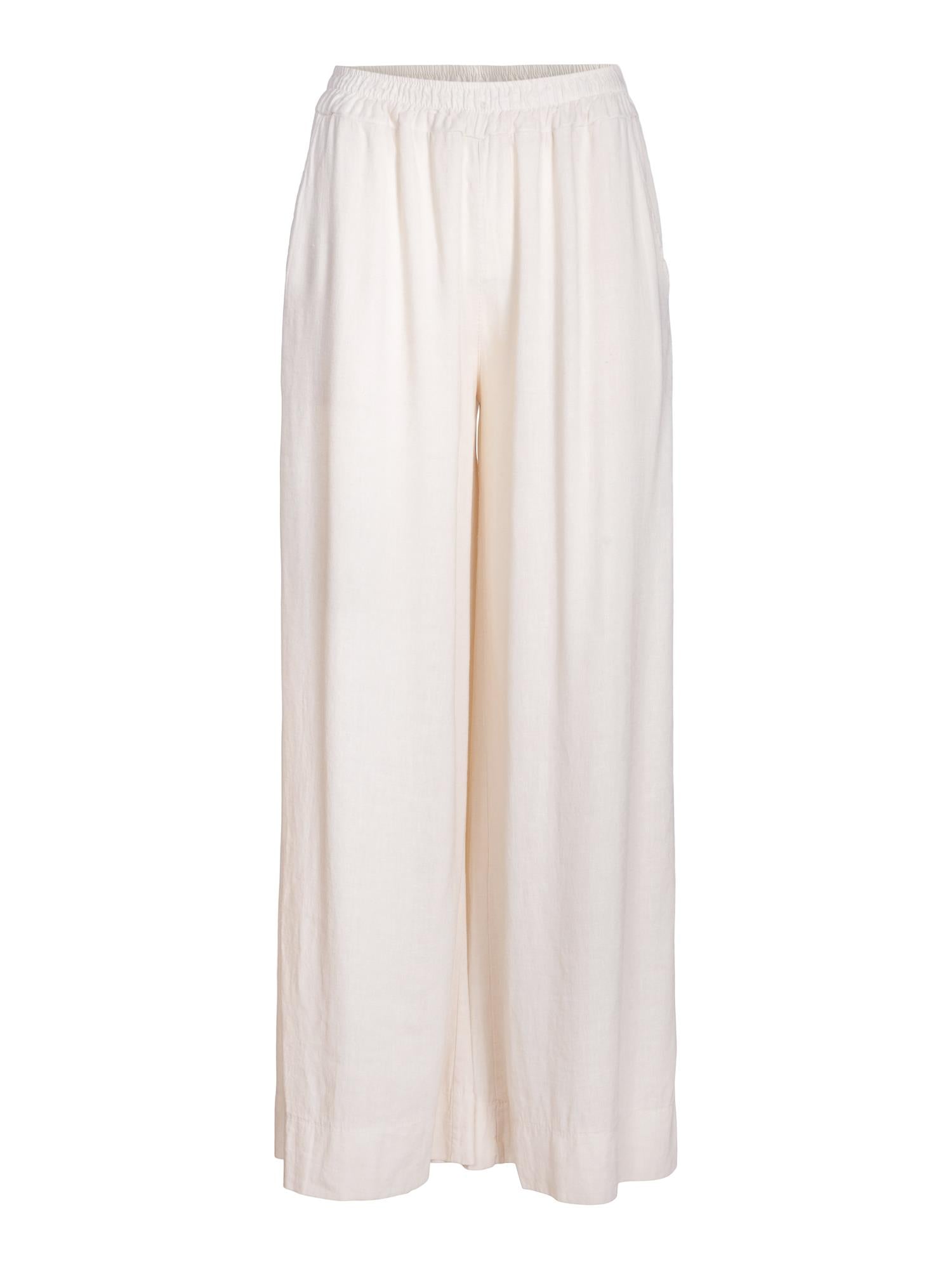 Casual wide trouser Hvit