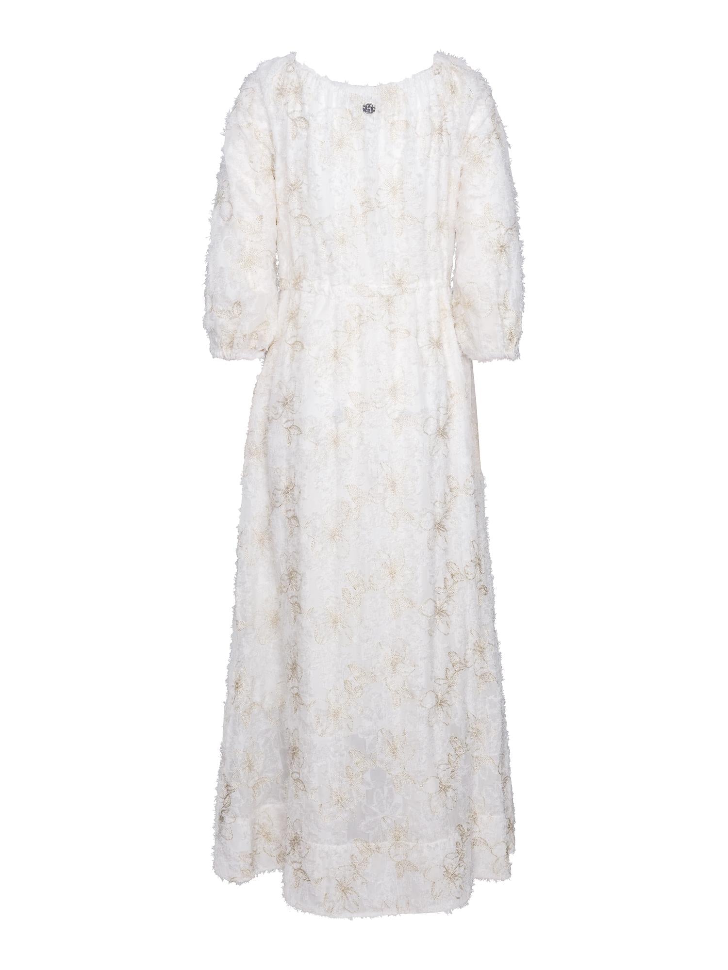 Embroidery dress Hvit