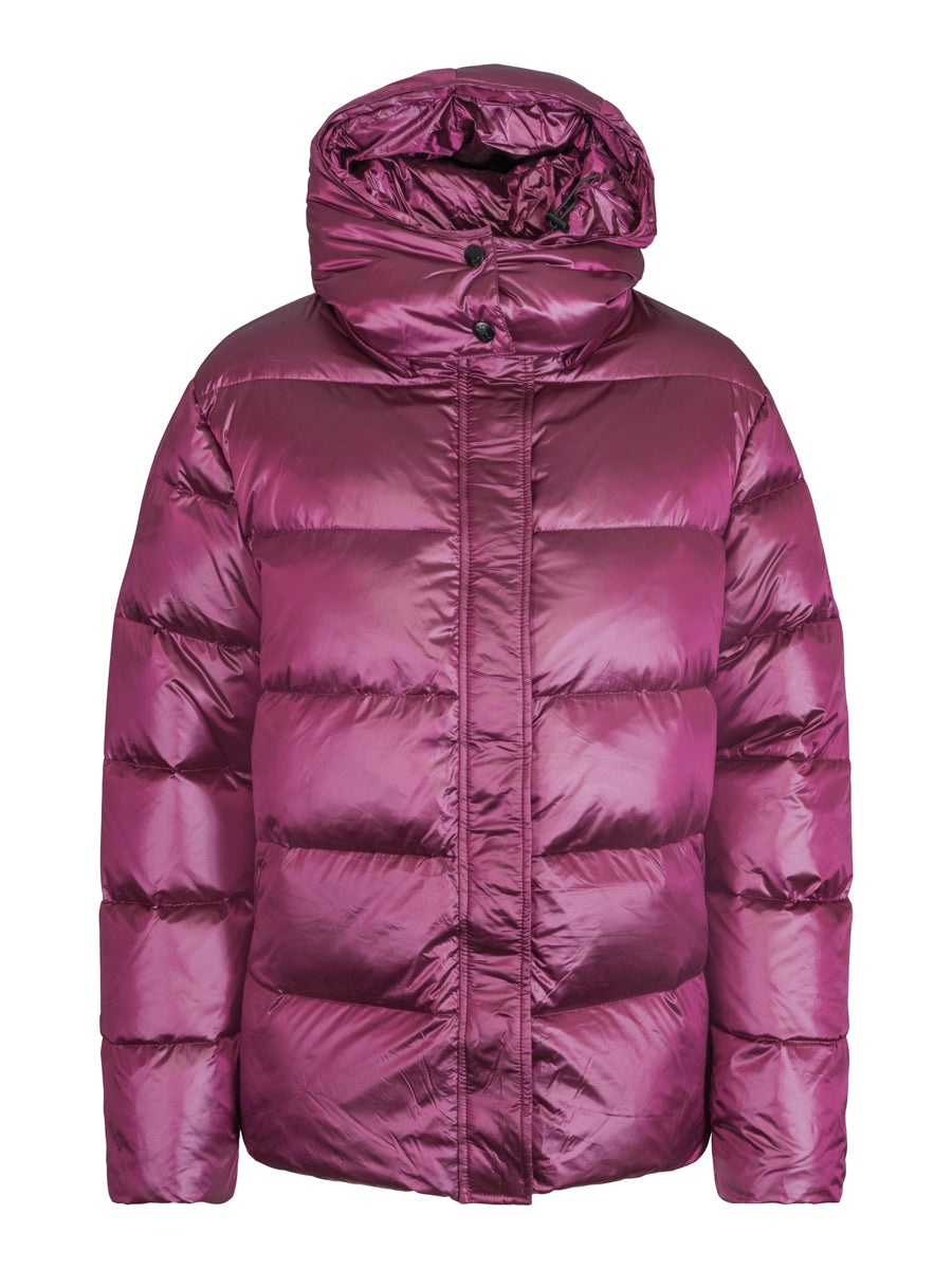 Short light puffer Violet