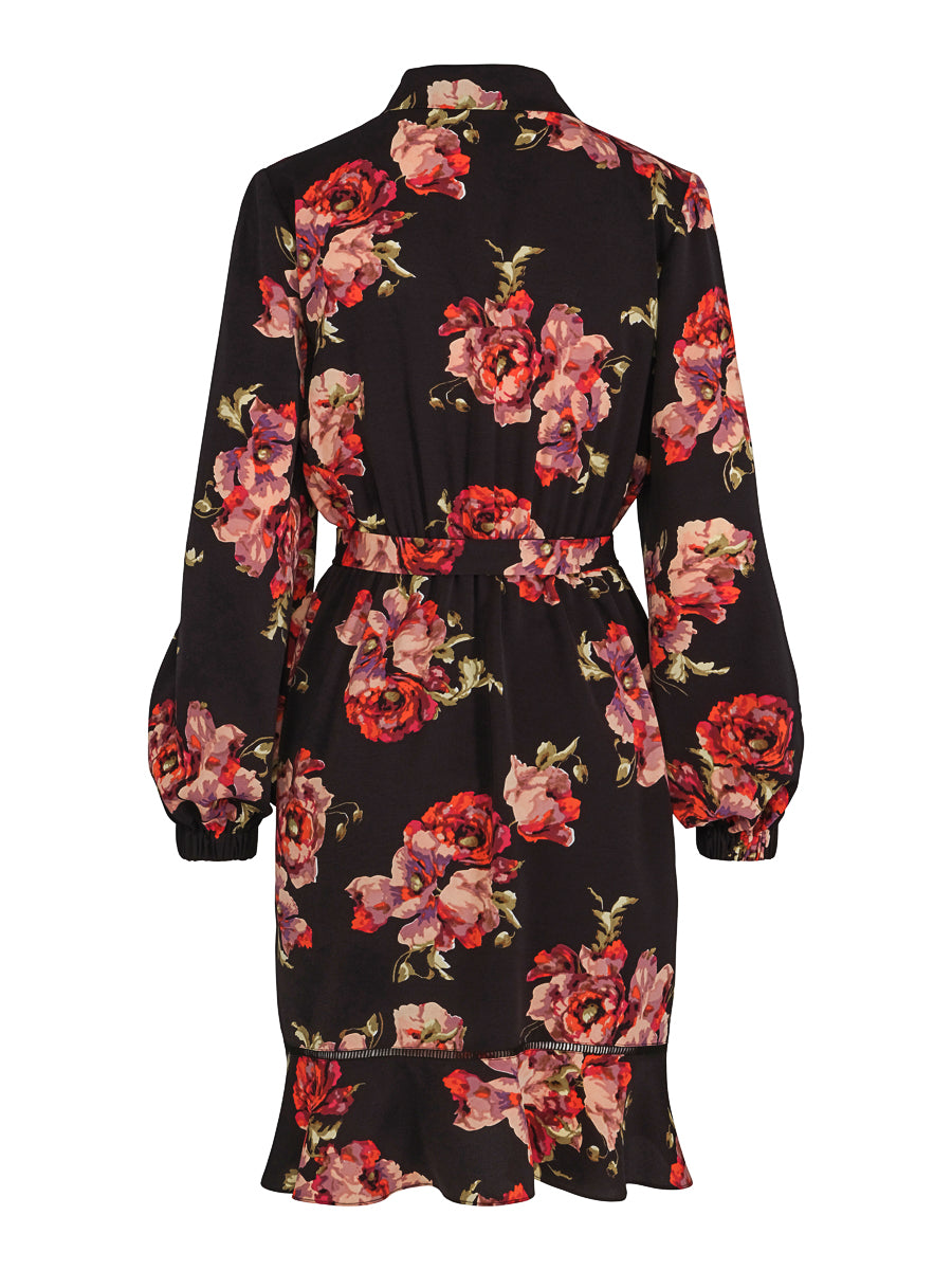 Flower dress Black/Flower
