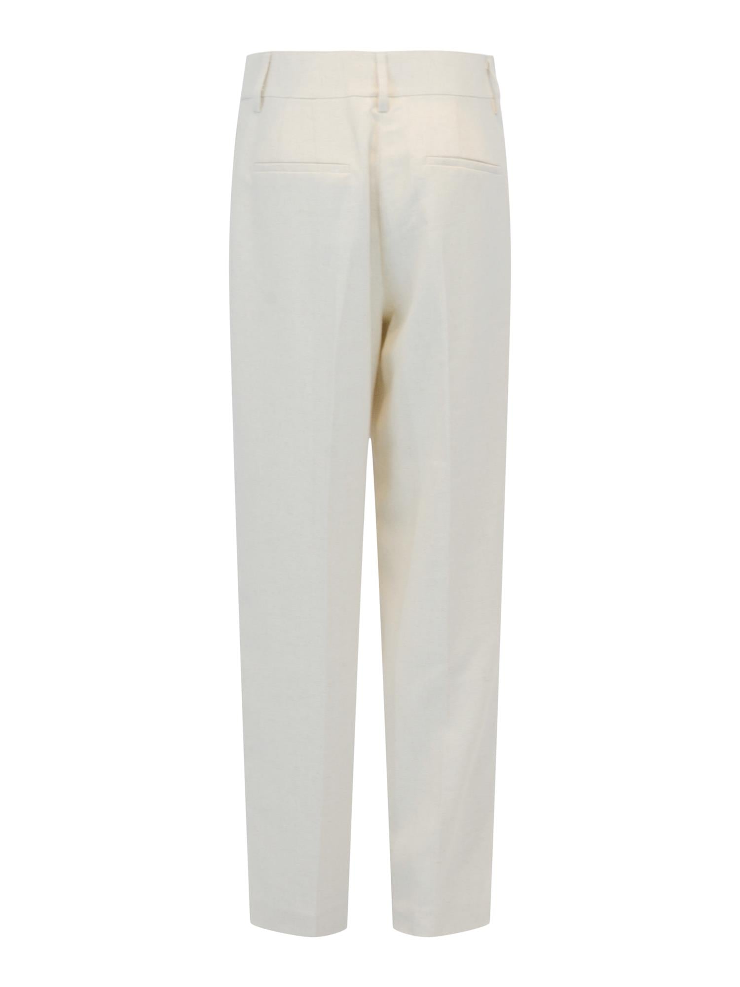 Linen classic fashion trouser Sand melert