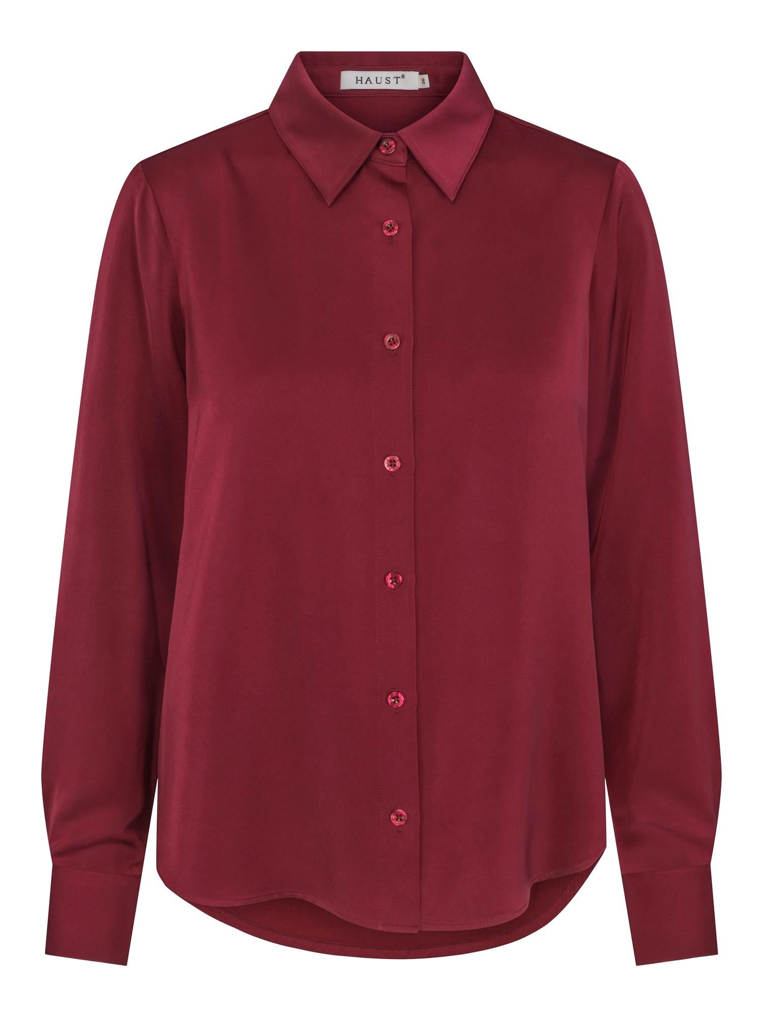 55 835 Everyday shirt Deep burgundy