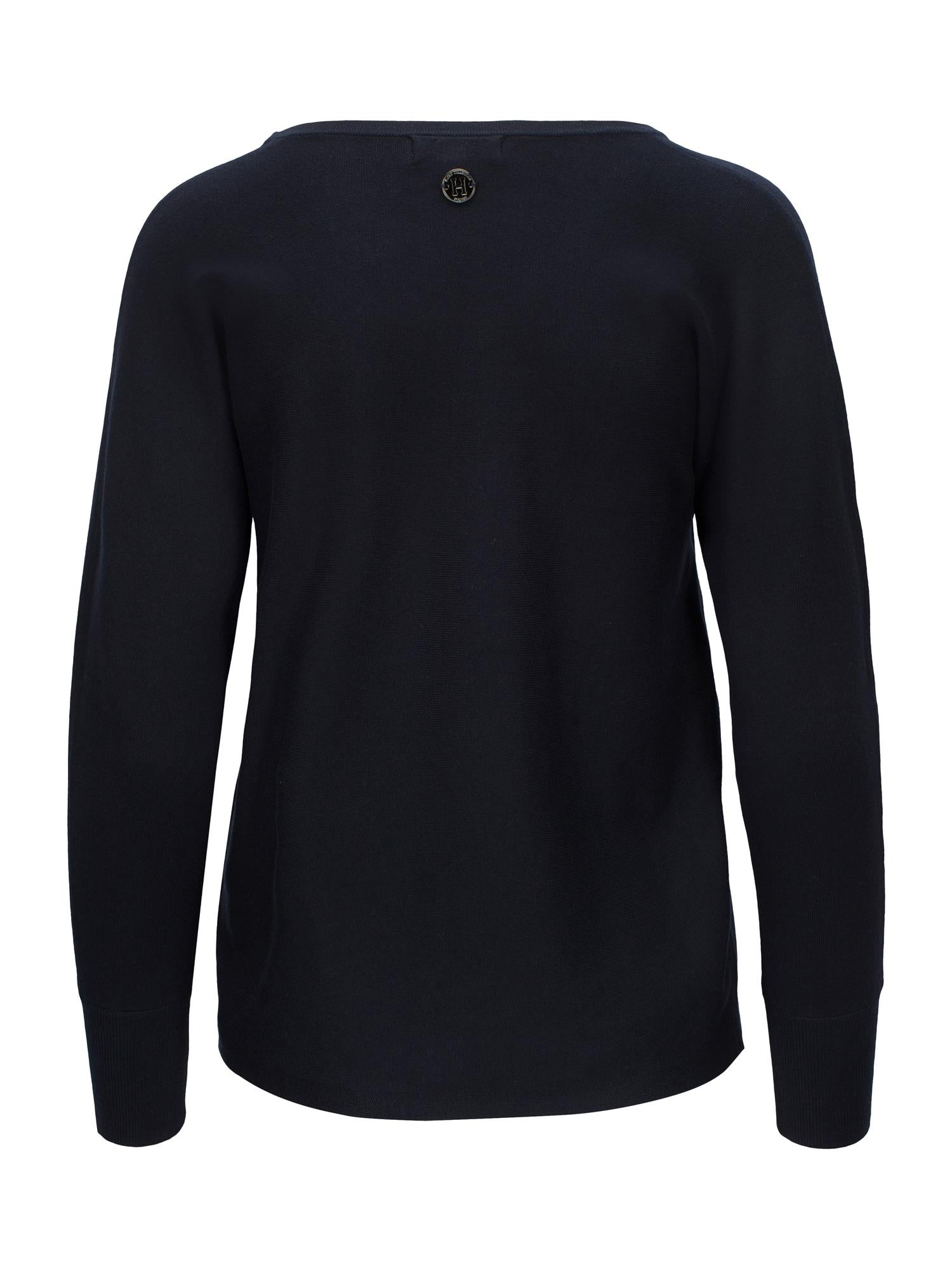 Knitted V-Neck Black