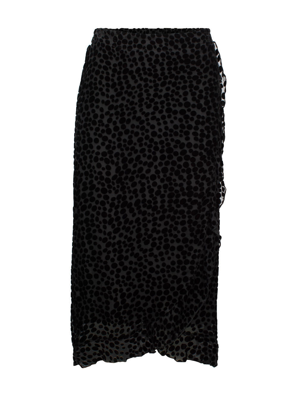 Dotted ruffel skirt Dotted
