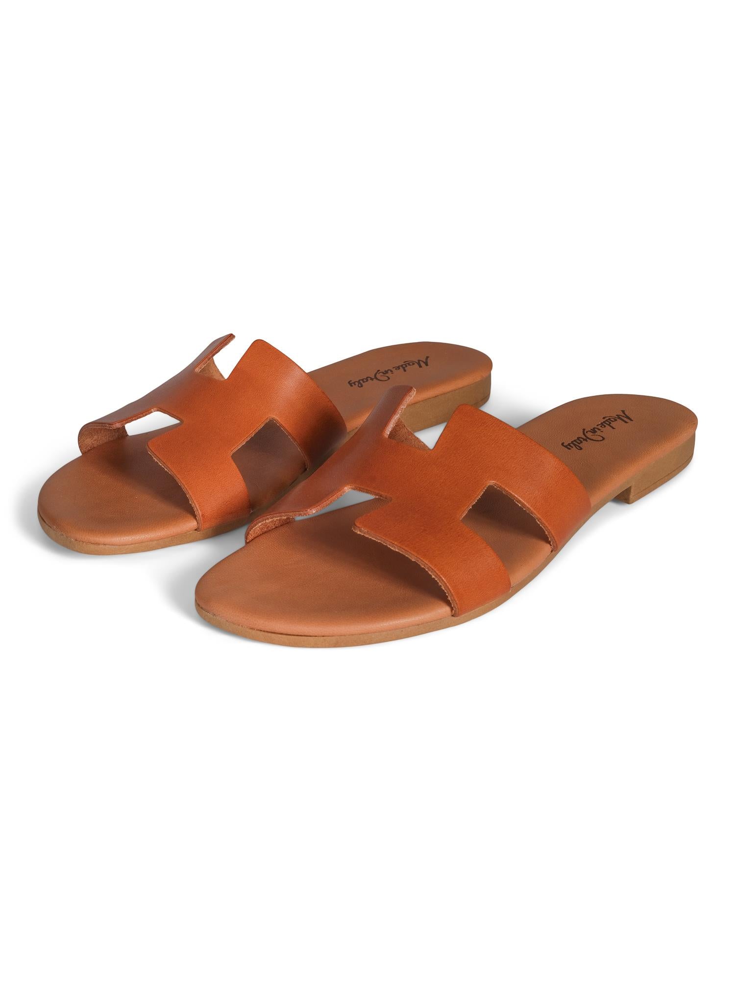 YM - H-sandal Cognac