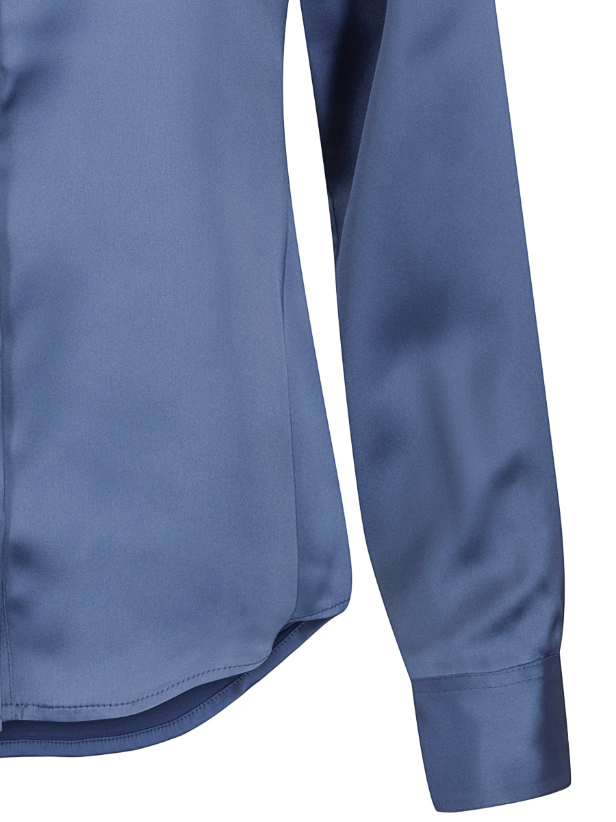 Satin favorite shirt Blue