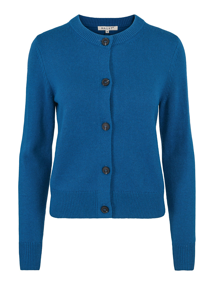 Classic knitted cardigan Aquamarine
