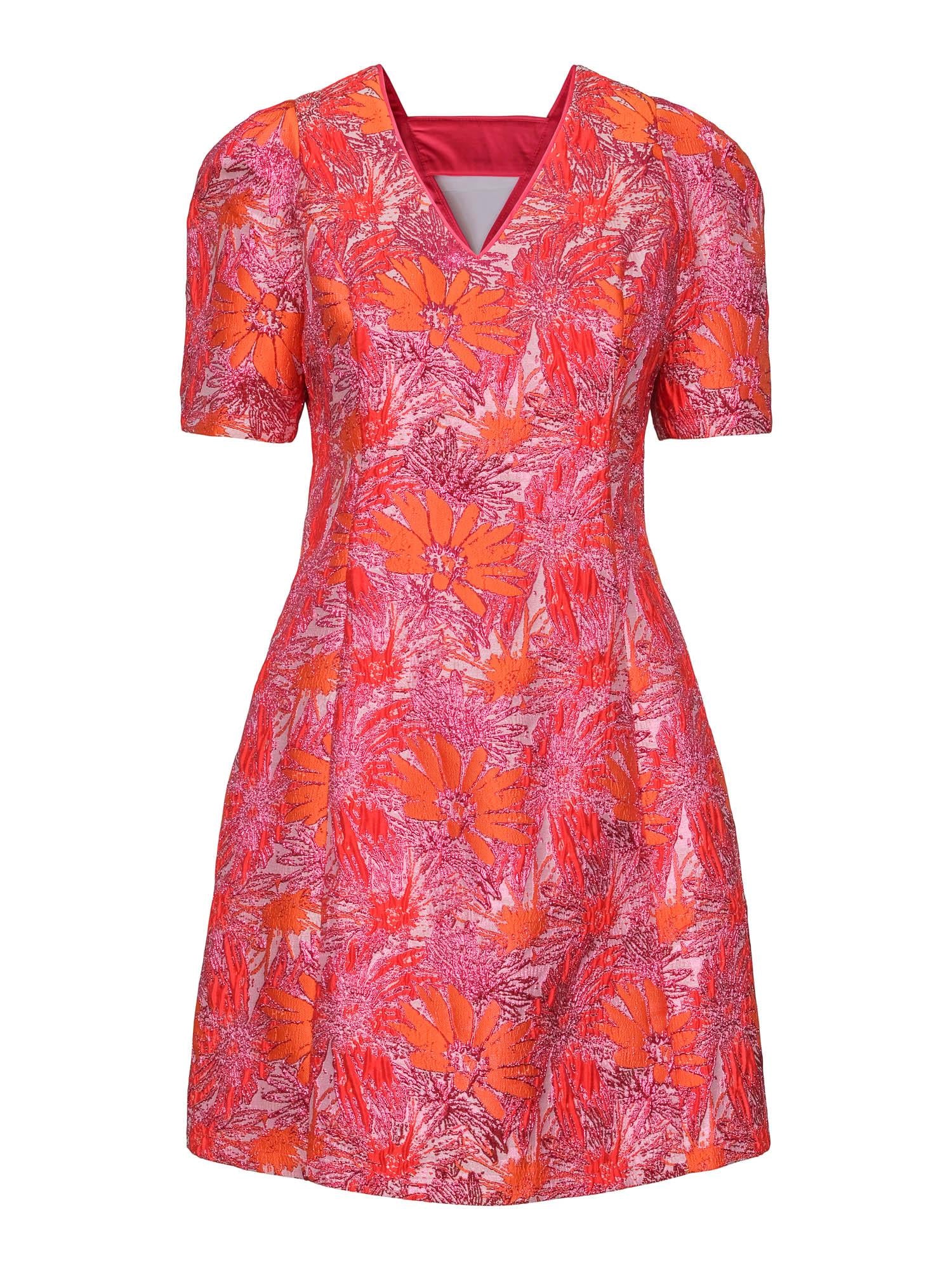 Jacquard short dress Multi