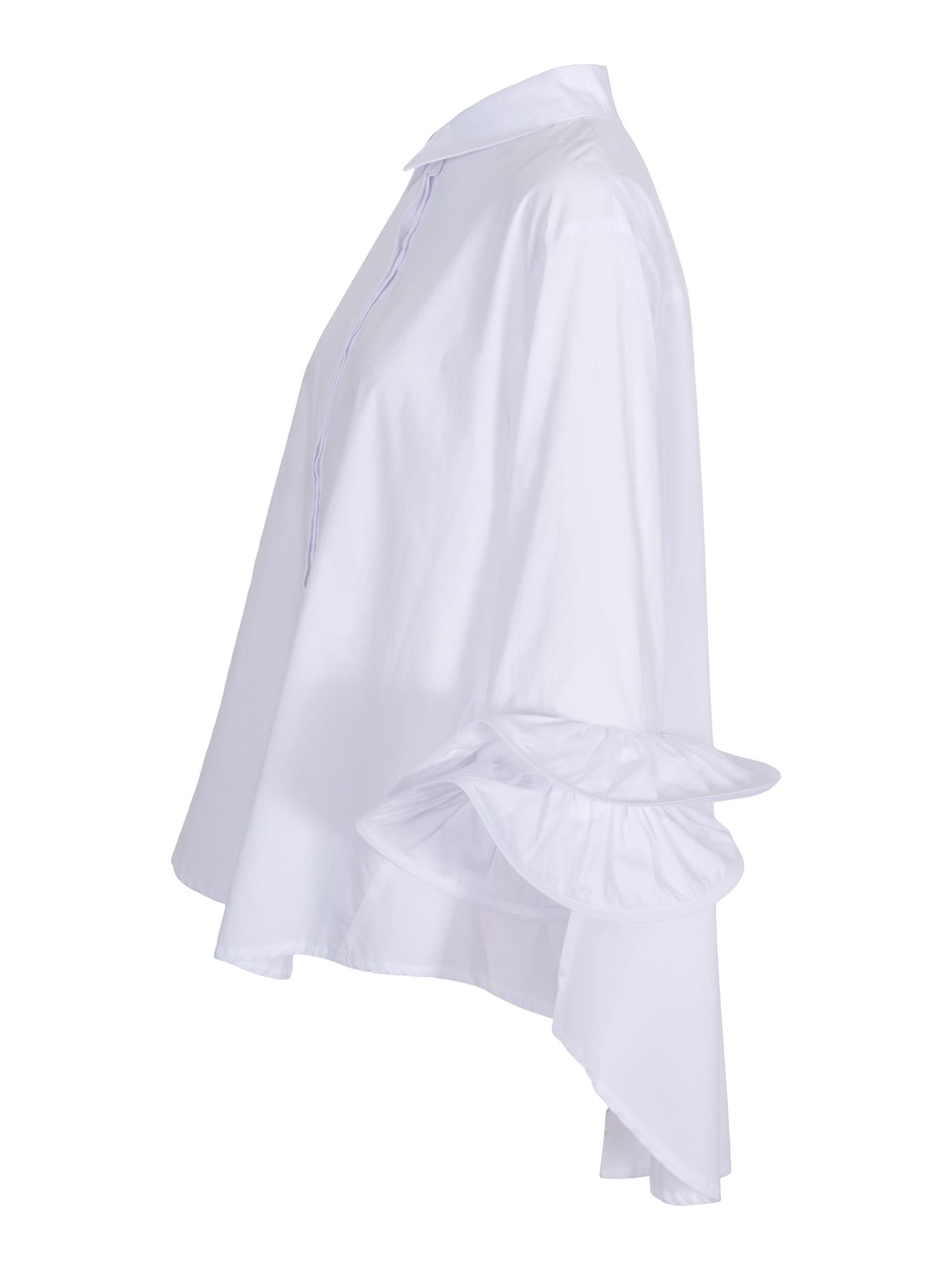 Striped special cuff shirt White