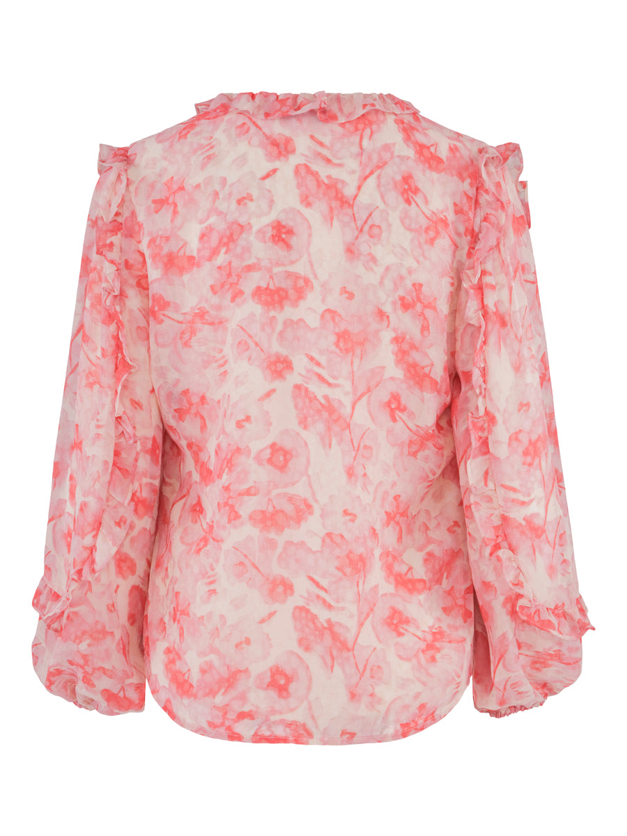 Feminin ruffle blouse Flower