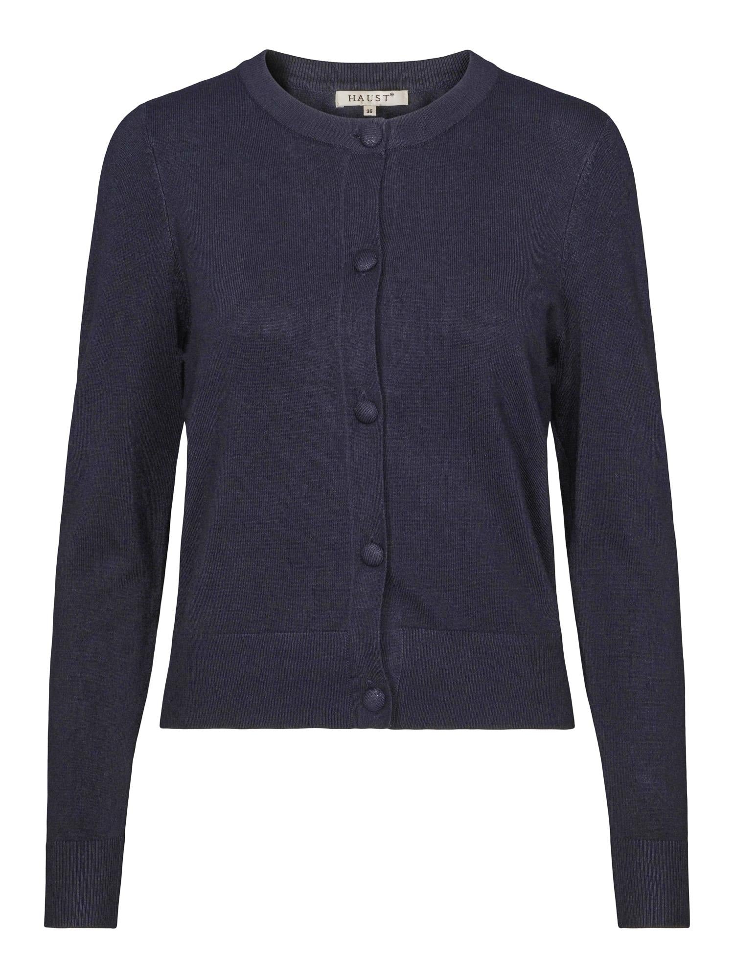 Classic knitted cardigan Navy