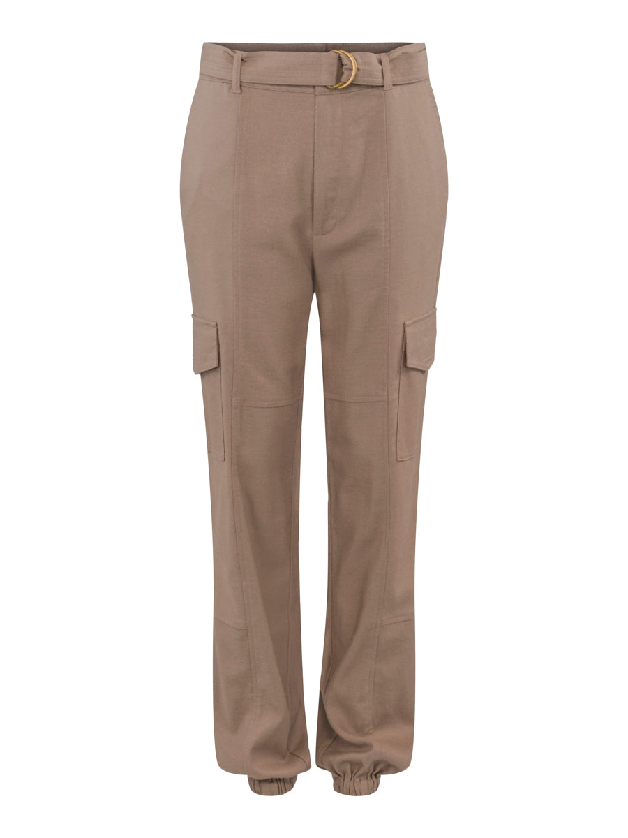 Cargo linen troouser Sand