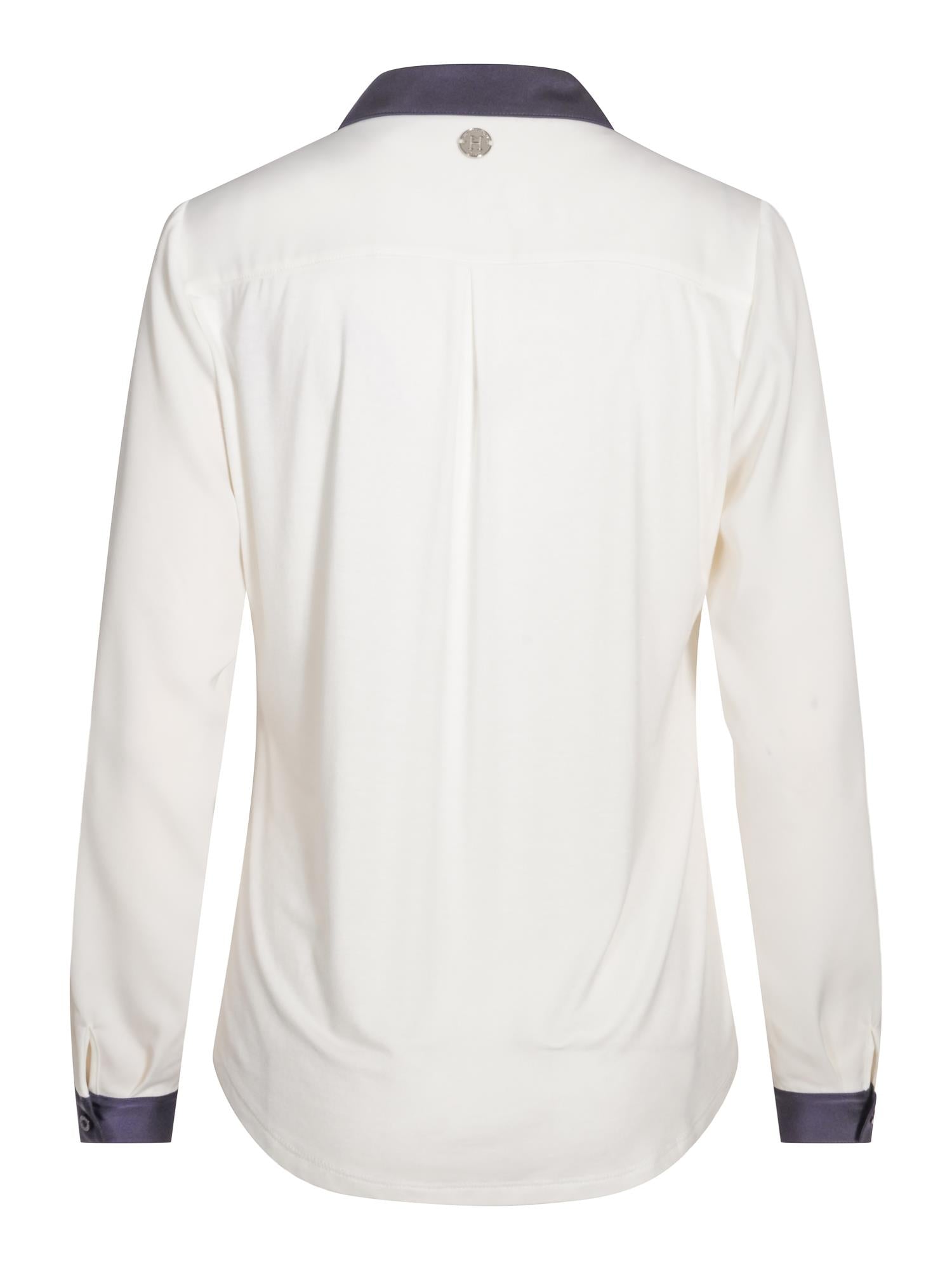 55-830 V-neck classic blouse Multi