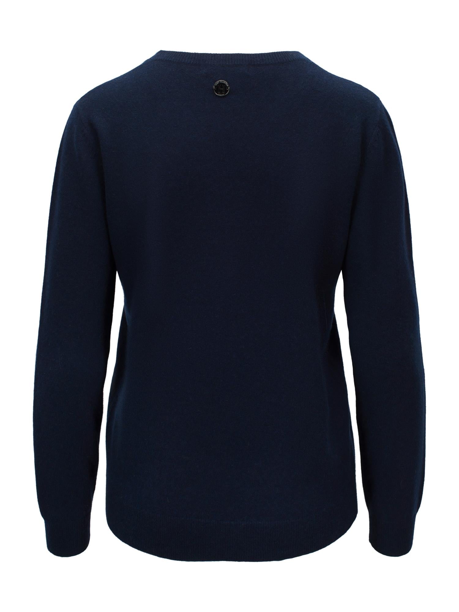 Cashmere Knitted Pullover Navy