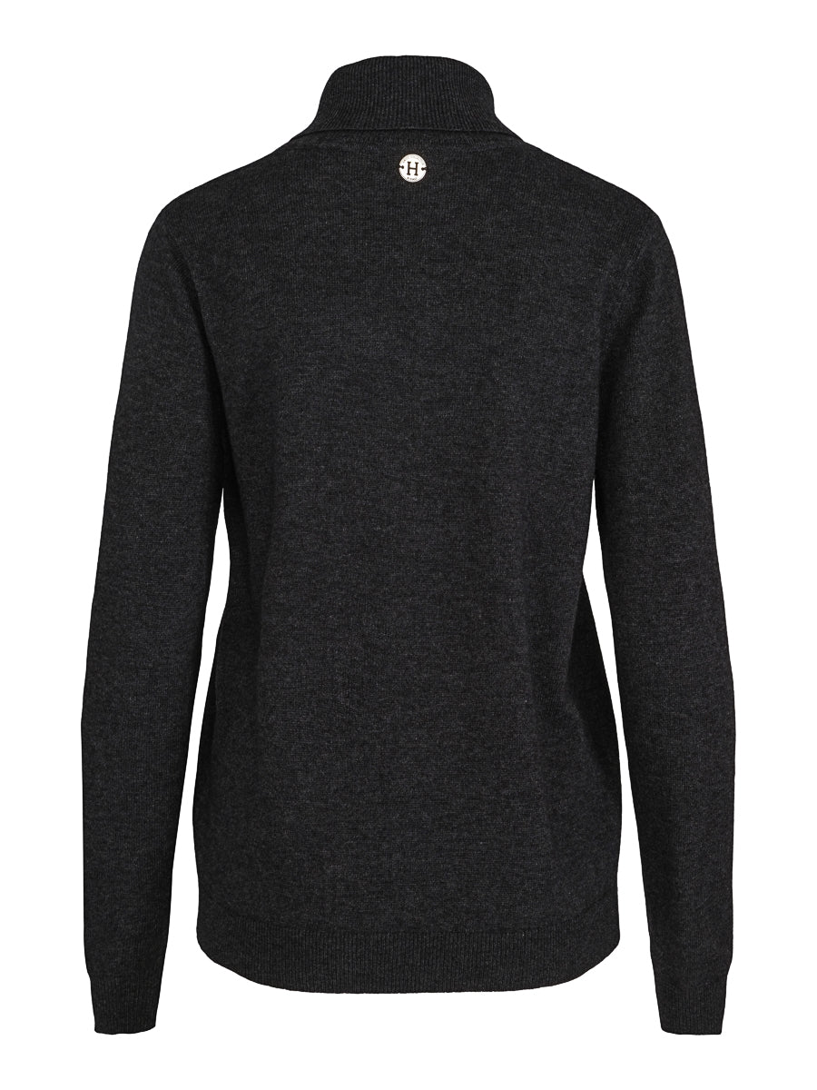 Knitted basic roll neck Antrasit Mel