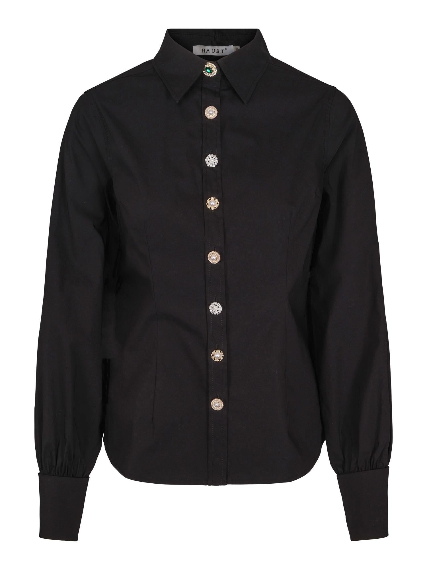 Classic cuff shirt Sort