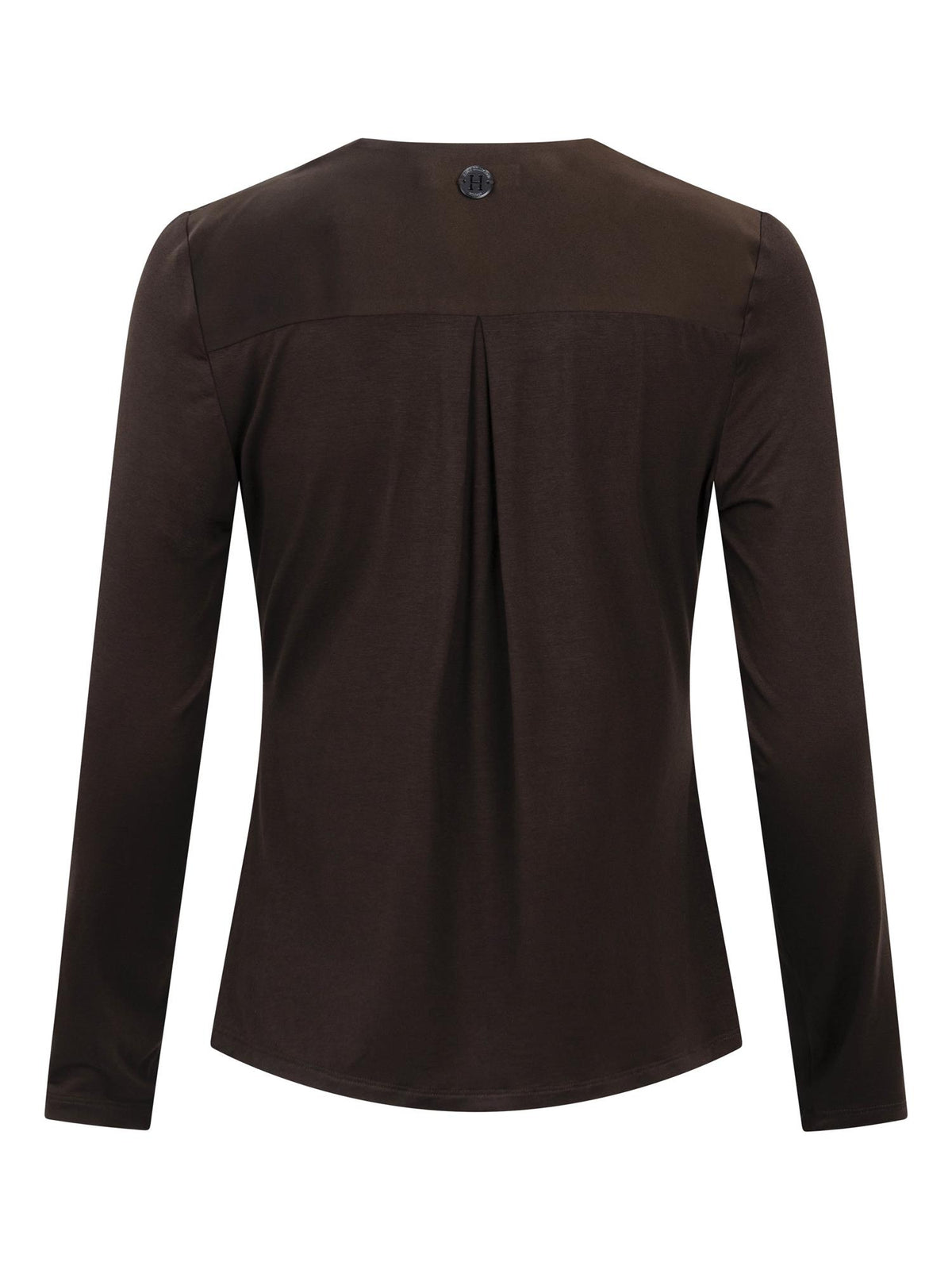 Favorite v-neck blouse Dark Brown
