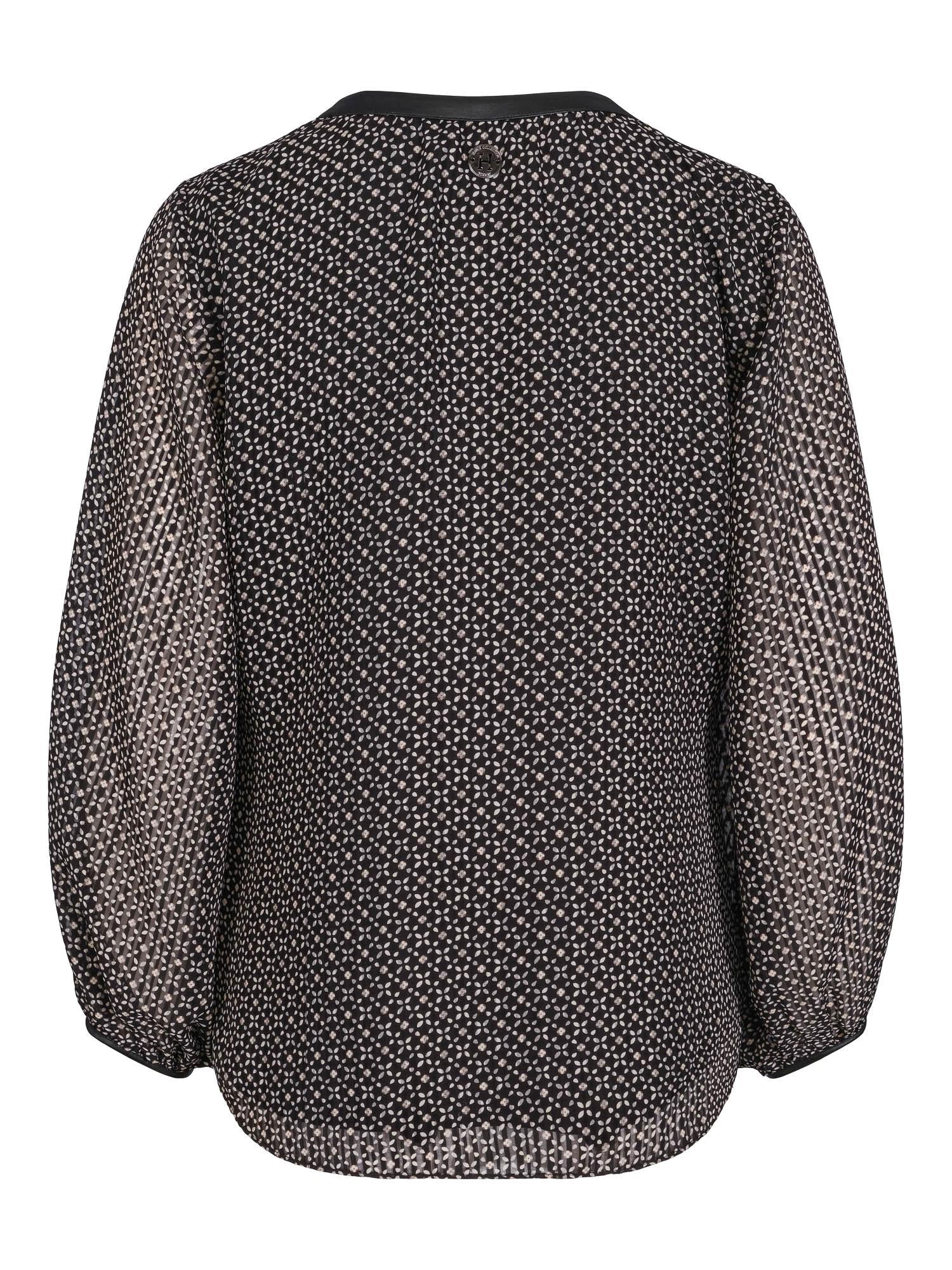 Detailed chiffon blouse Sort