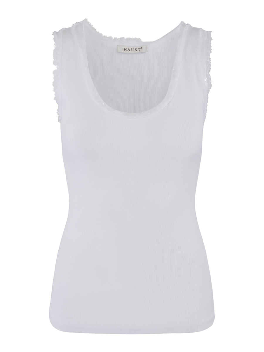 Sequins top White