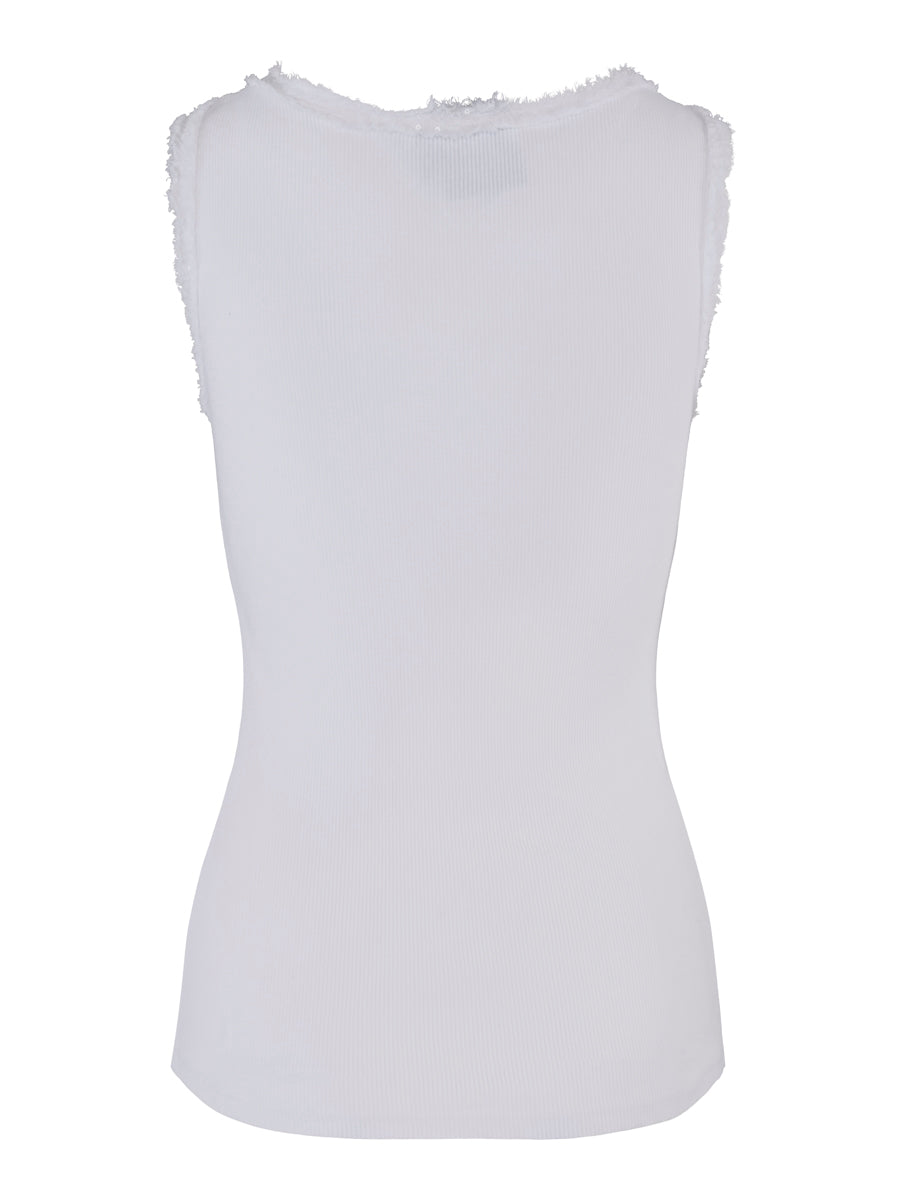 Sequins top White