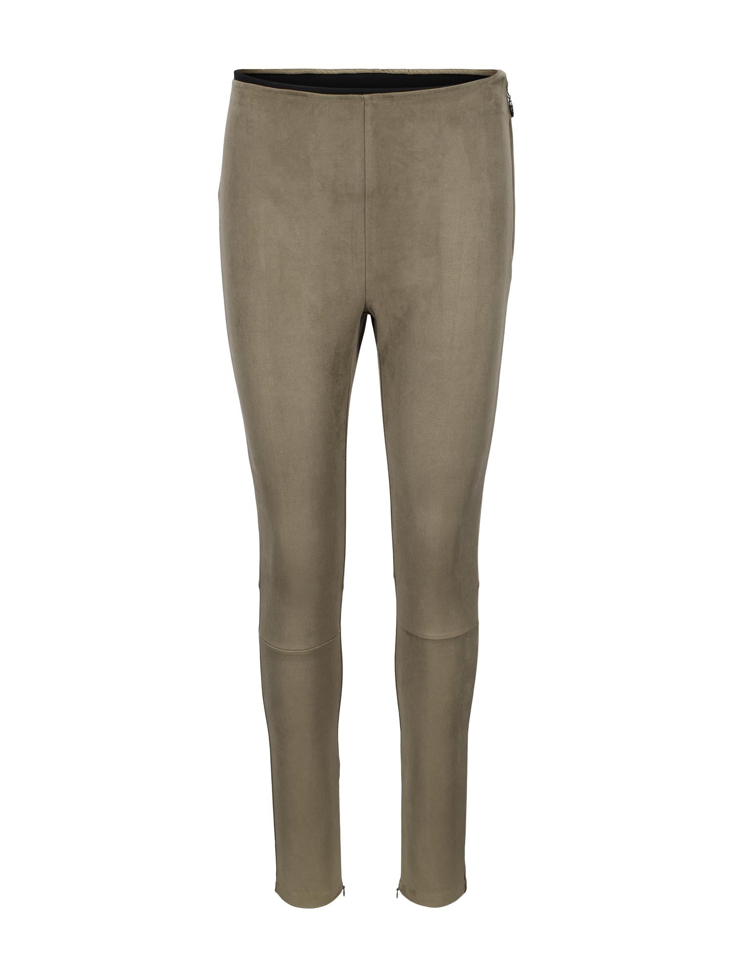 Suede PU trouser Sand