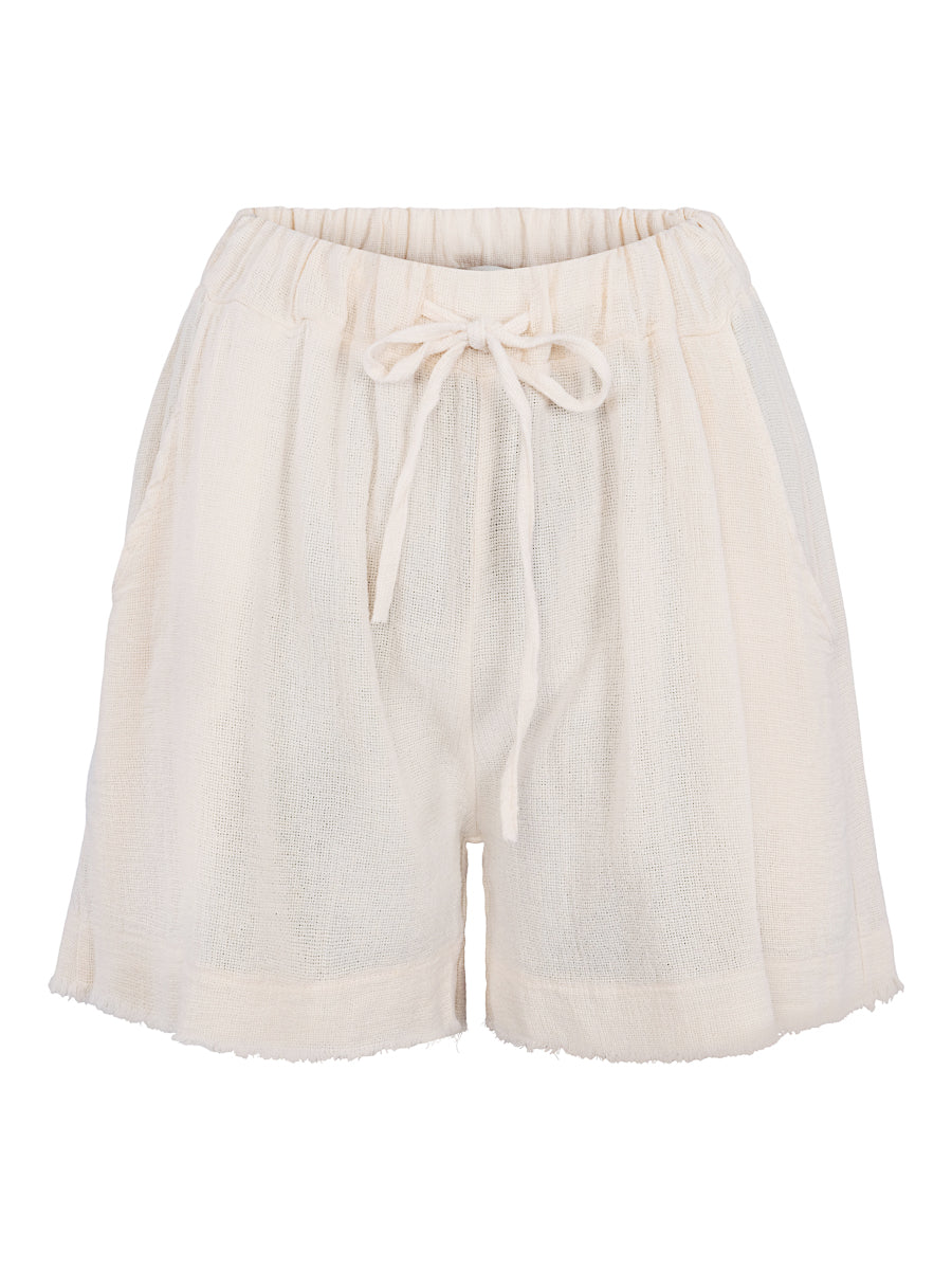 Linen shorts Light Sand