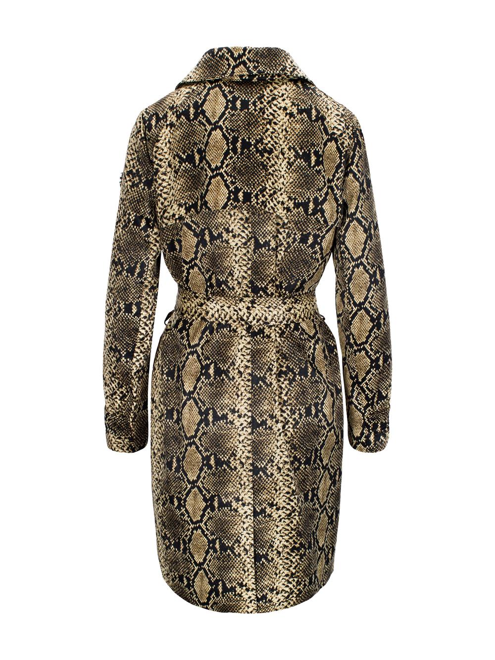 Snake trench coat Multi