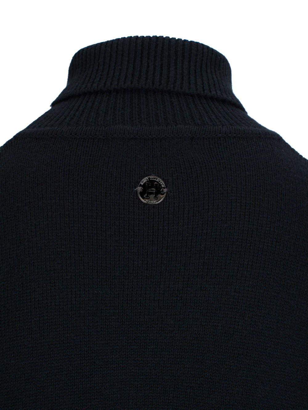 Roll neck pullover Black