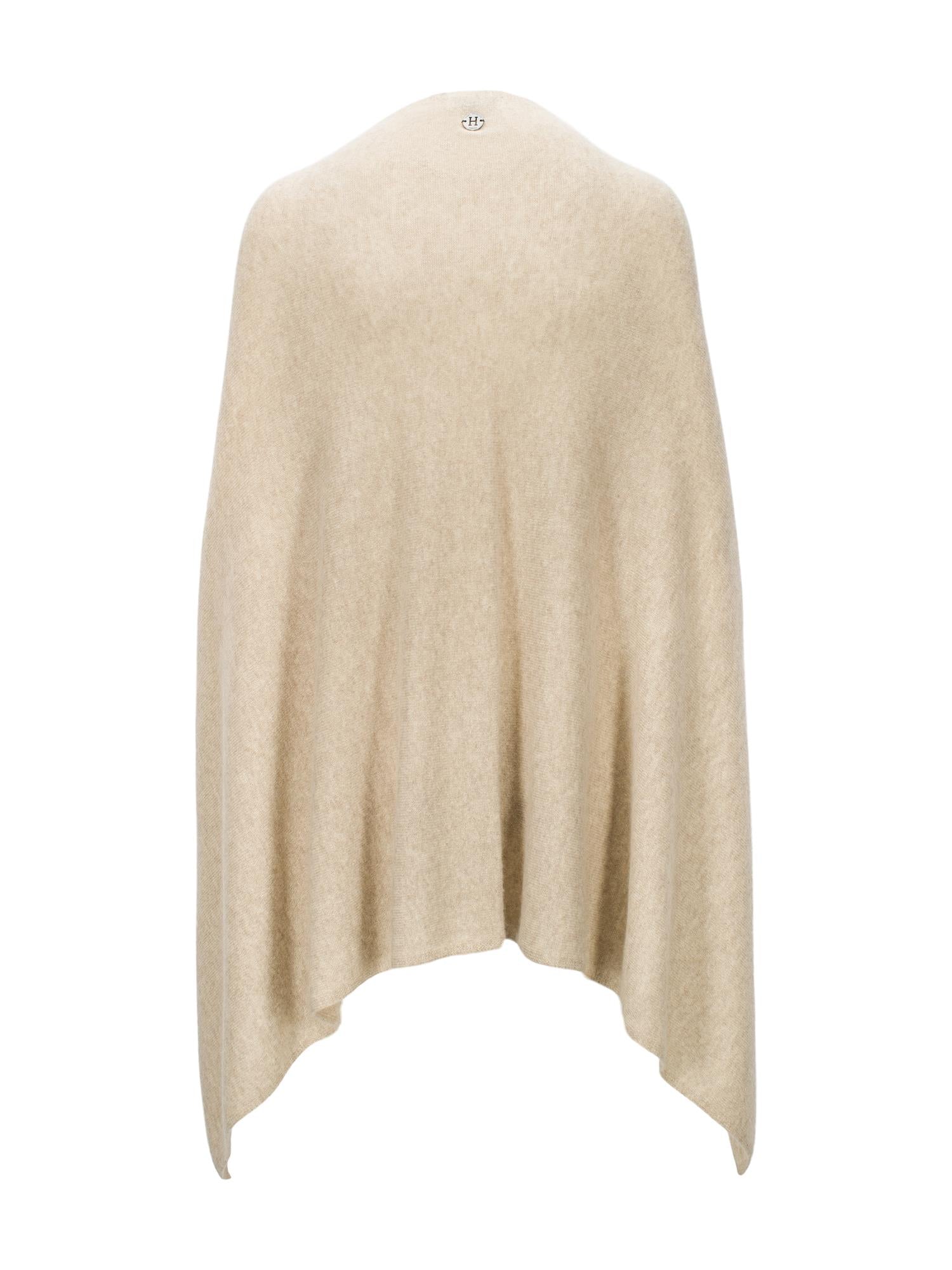 Cashmere Poncho Sand