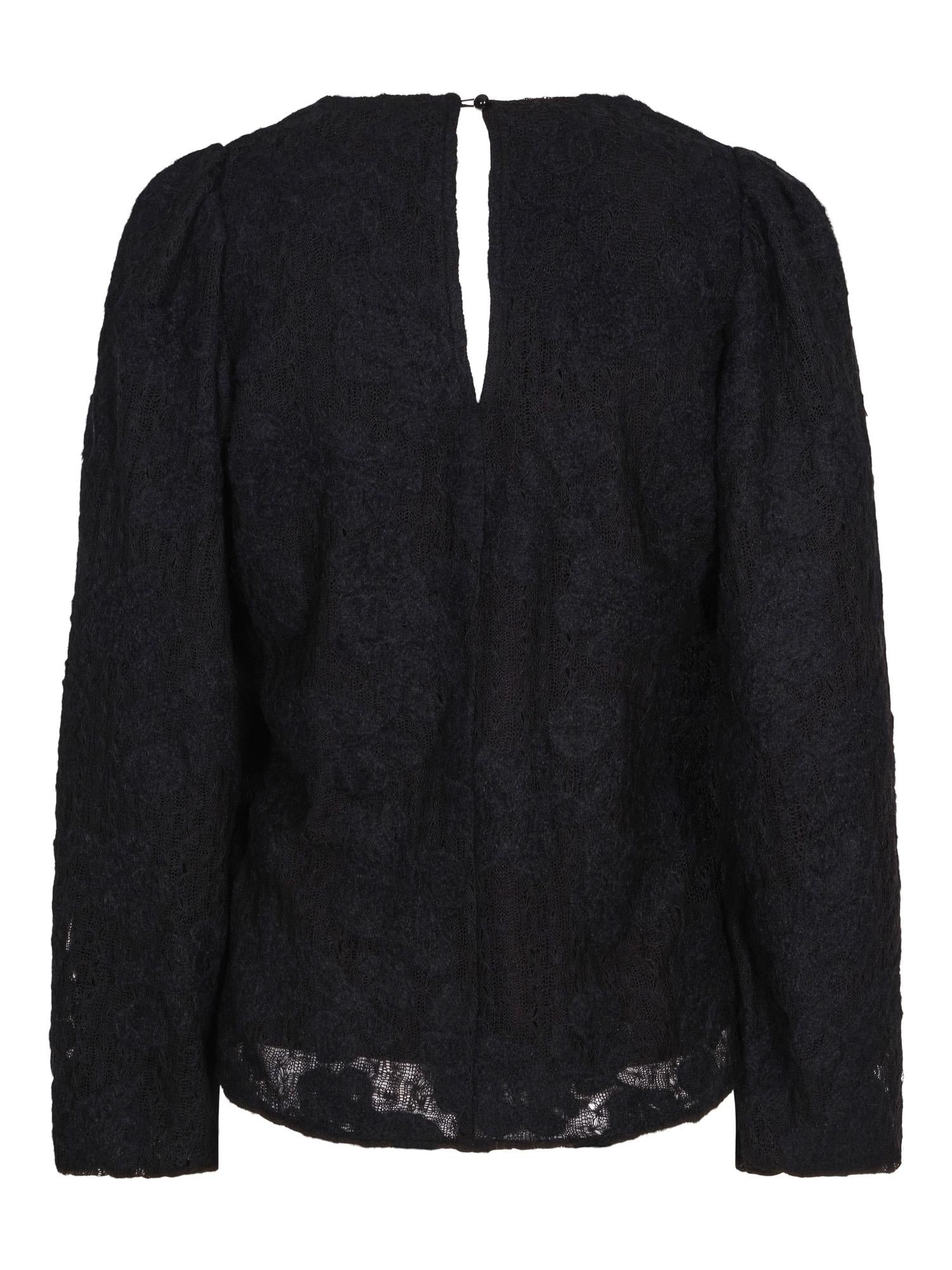 Embr fab blouse Black