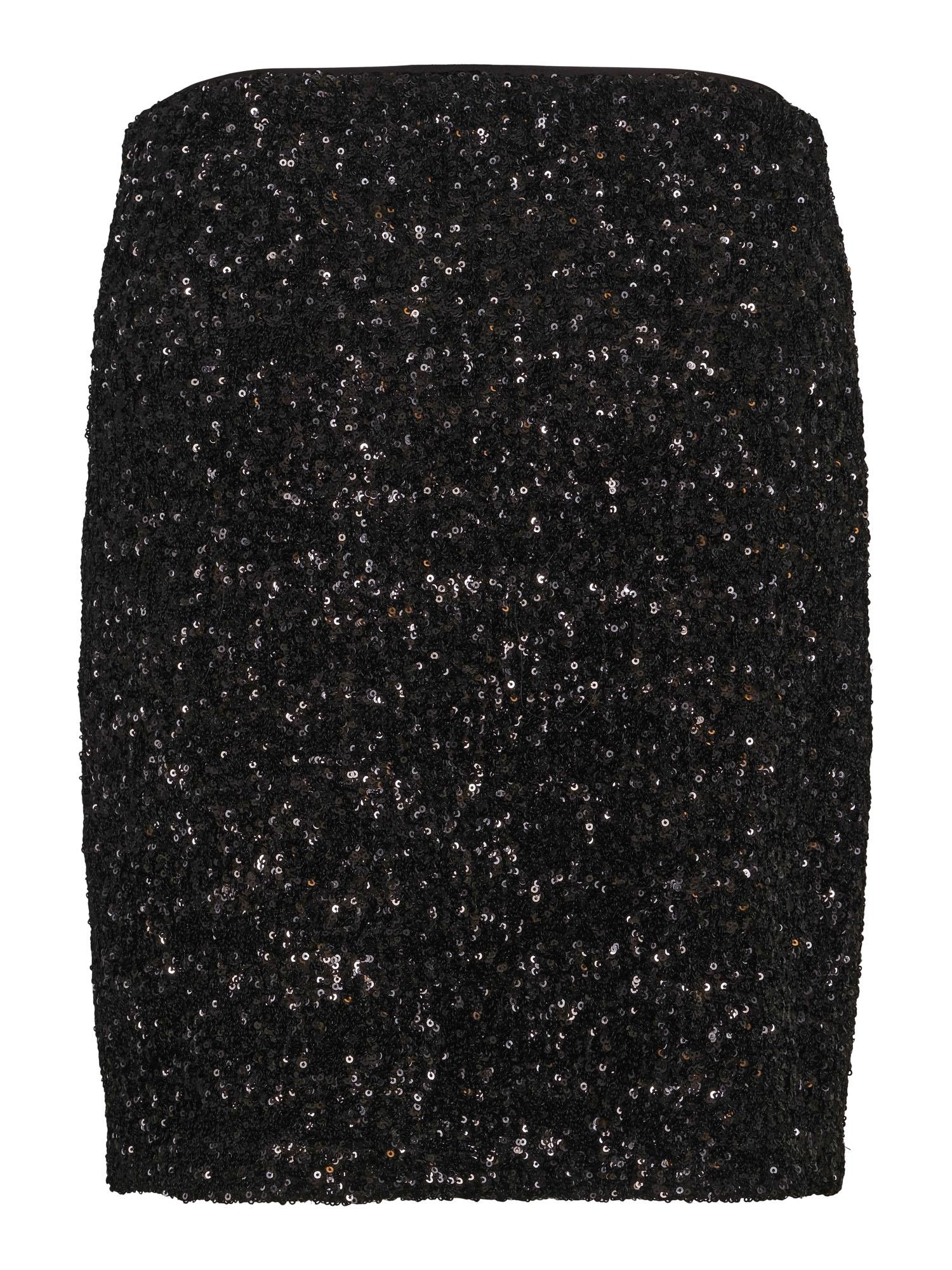 Sequins skirt Sort
