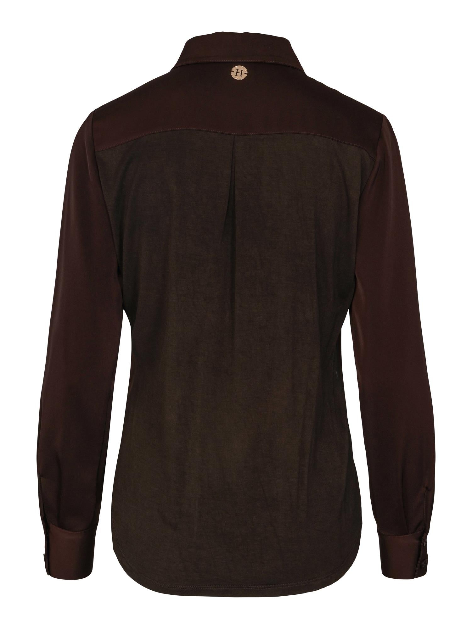 55 835 Everyday shirt Mørkebrun