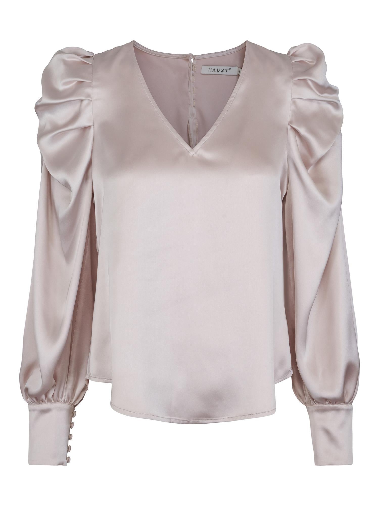 Party sleeve blouse Champagnefarget