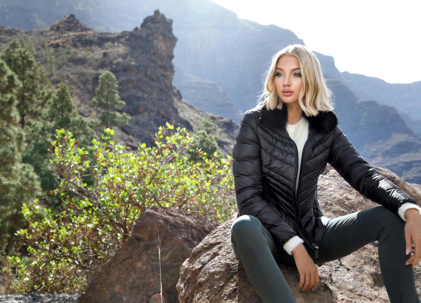 Down jacket Black