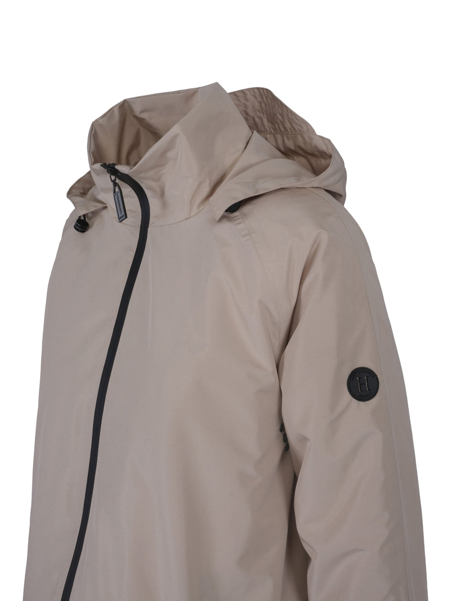 A-shape raincoat Parchment