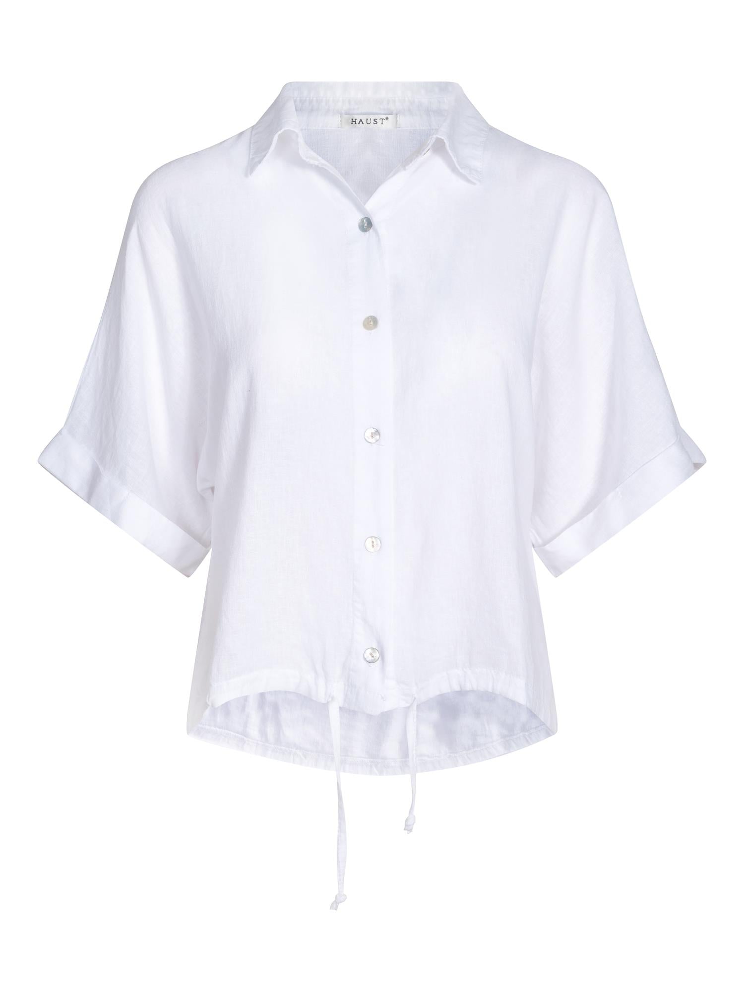 Ribbon shirt Hvit