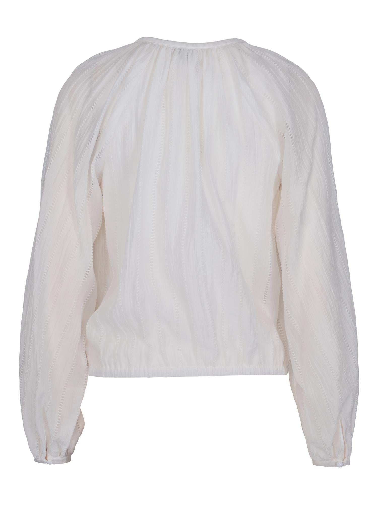 Structure tassel blouse White