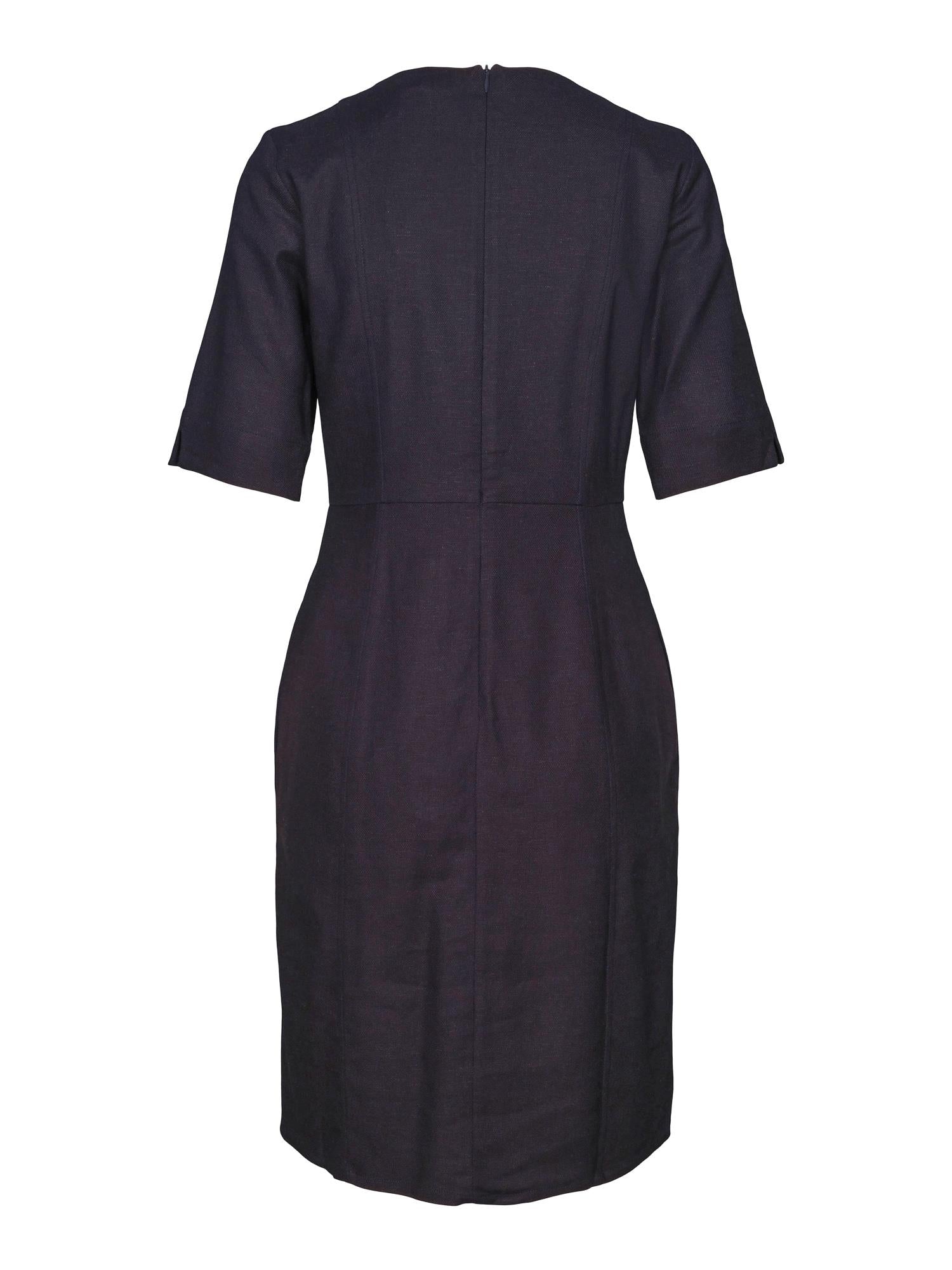 Classic tailored dress Navy