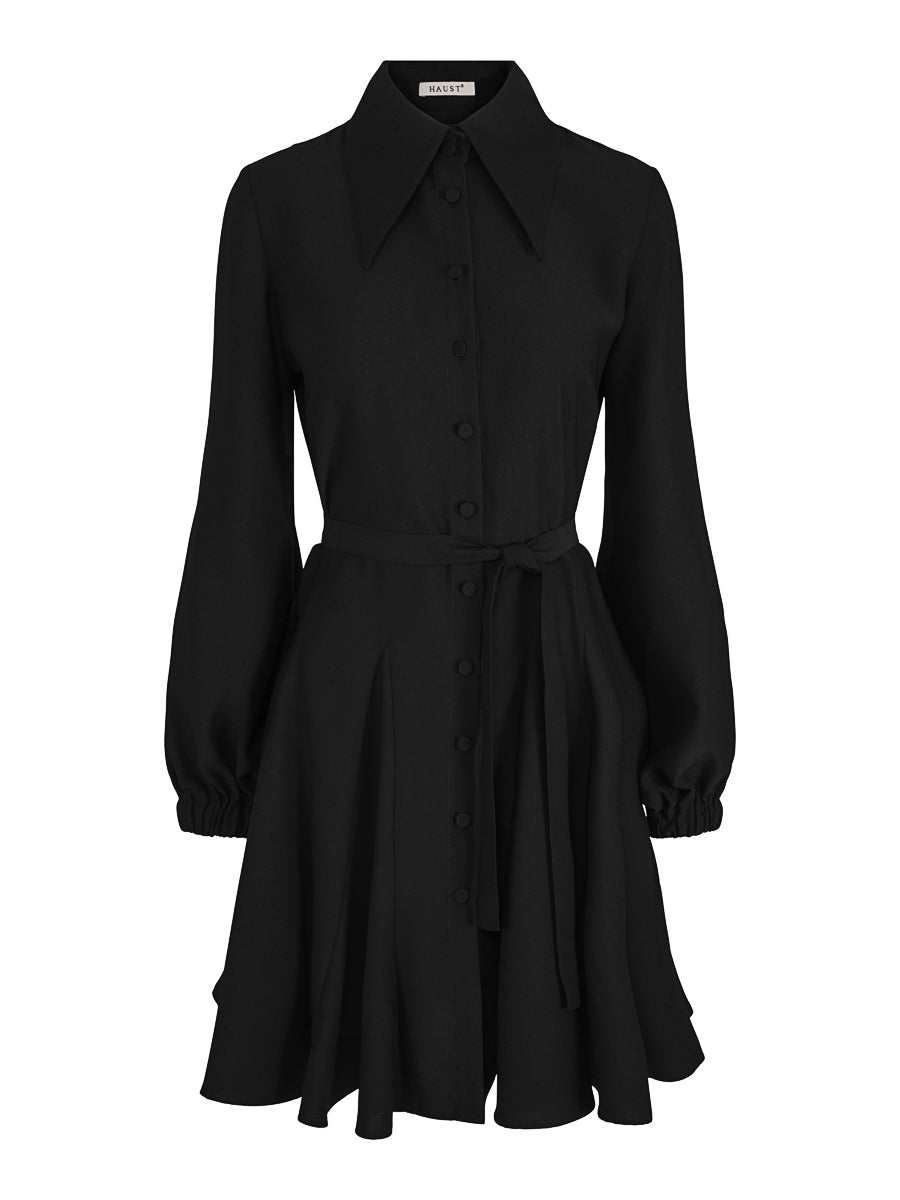 Button dress Black