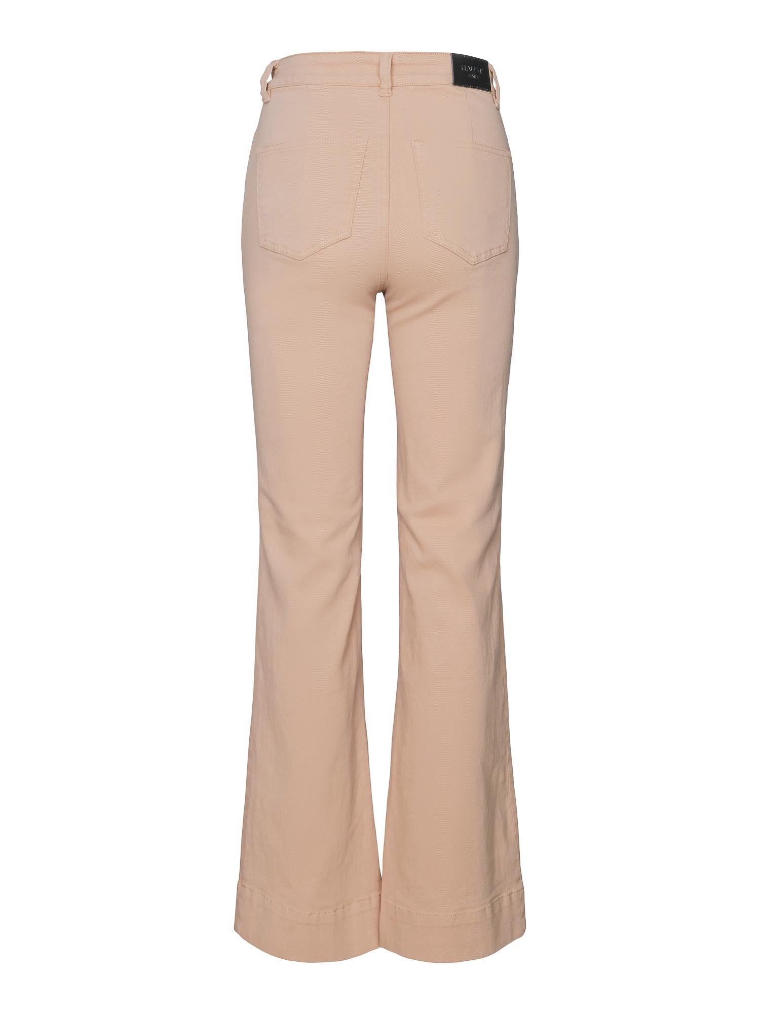 Casual stretch twill trouser w/Ribbon Sand
