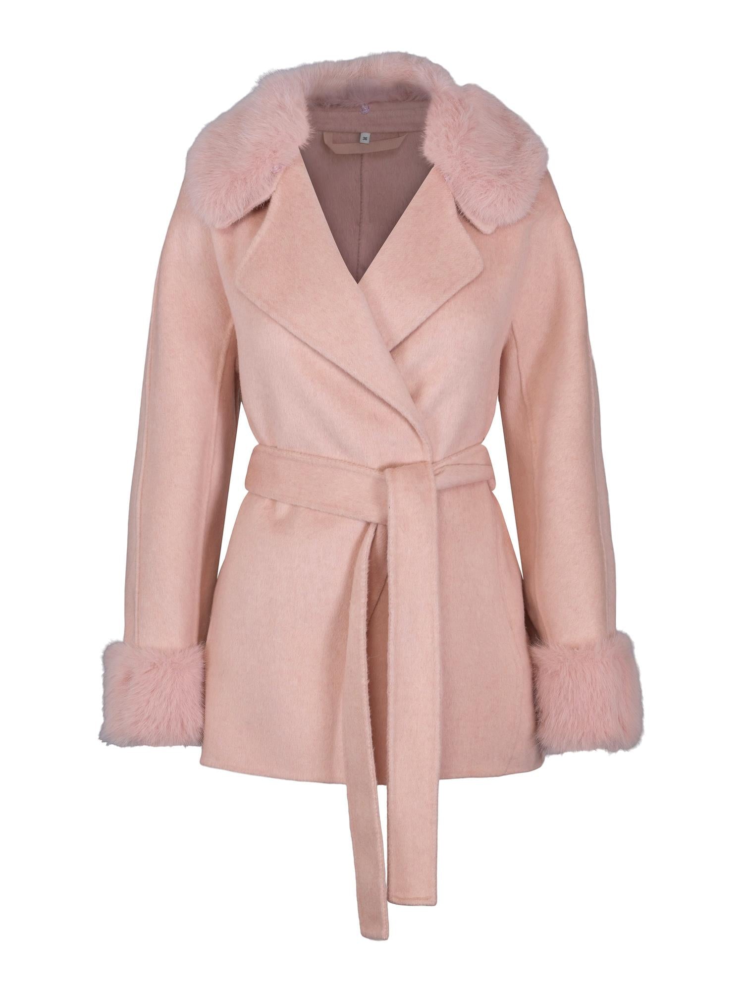 Short fab coat Rose
