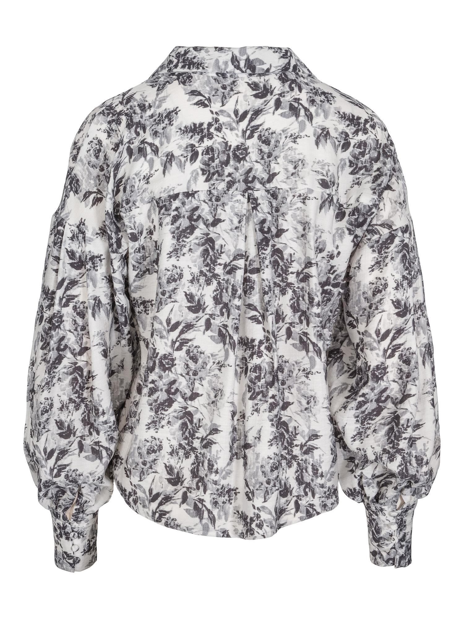 Sleeve blouse Grå