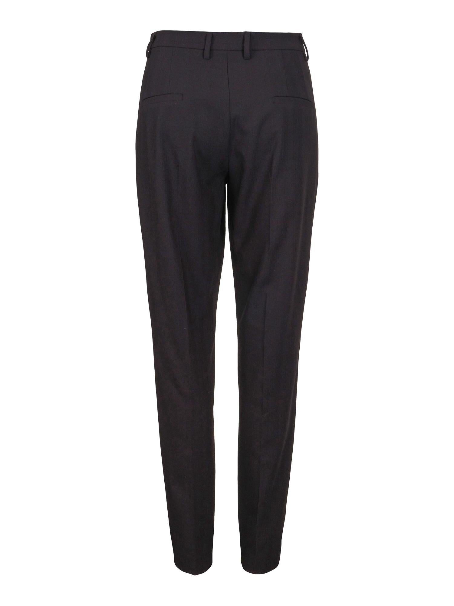 Casual tailored trouser Sort