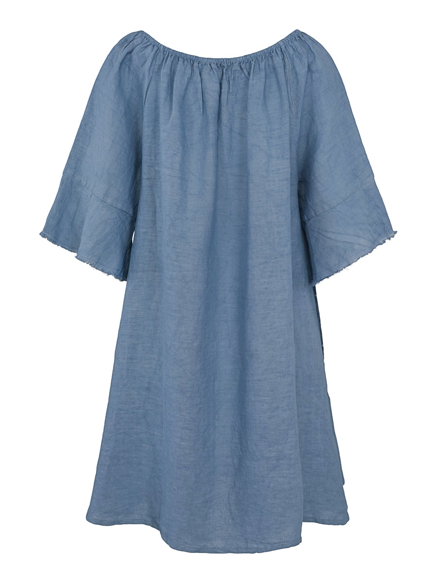 Tassel dress Jeans Blue