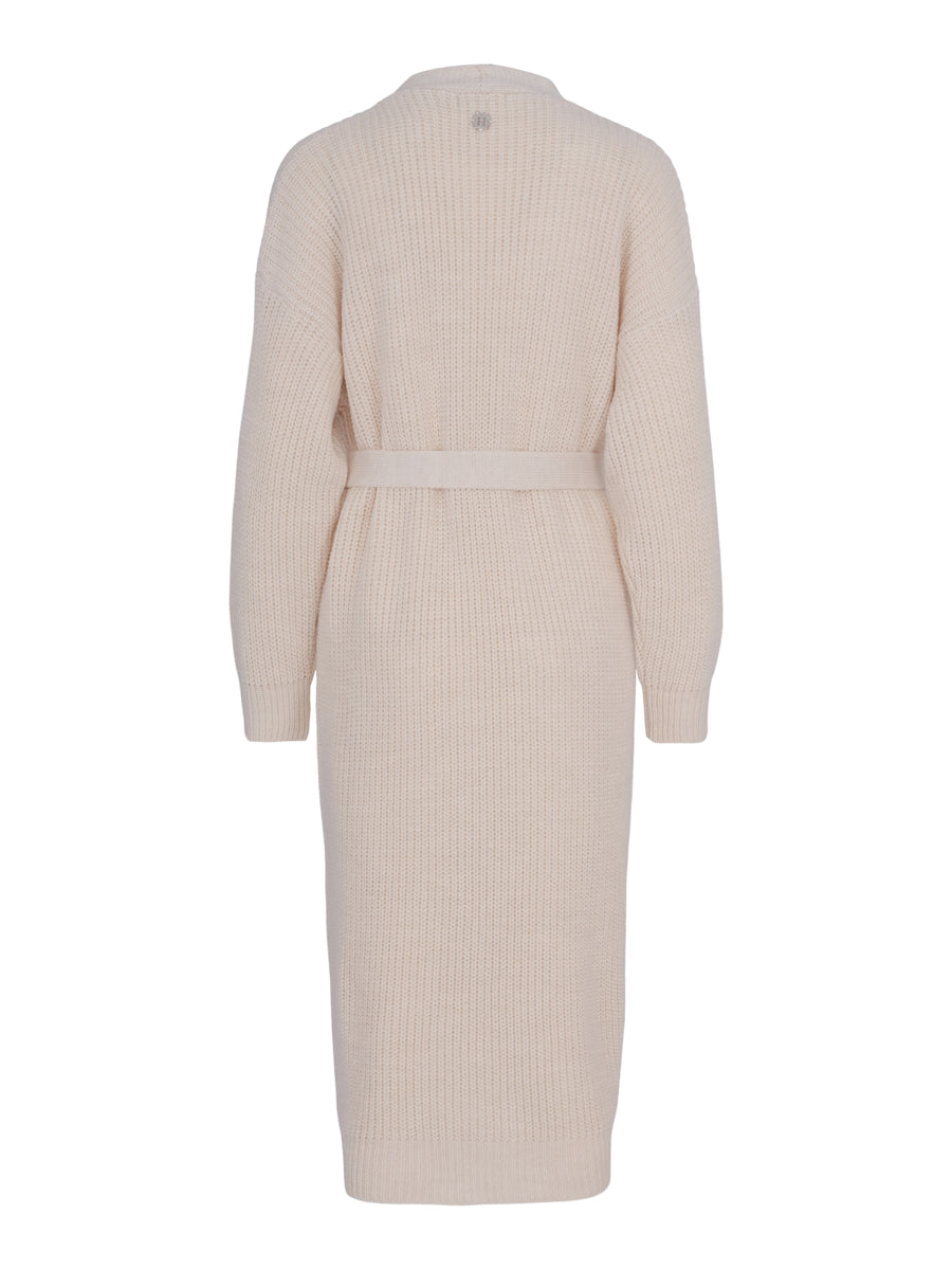 Knitted luxury long card Ecry